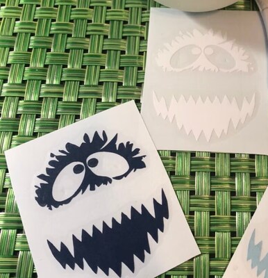 The Christmas Snow Monster - Bumble Vinyl Decal - DIY Project - image4